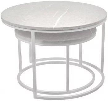 Набор из двух столиков Tango 60X60X42 / 48X48X32 CM