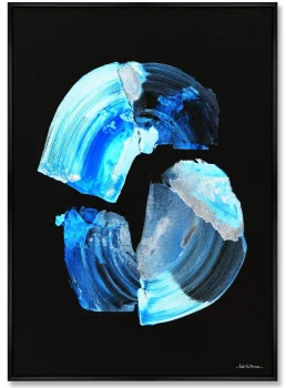 Композиция из двух репродукций картин на холсте The Frozen Glow of the Sculptor Constellation 75X105 / 75X105 CM