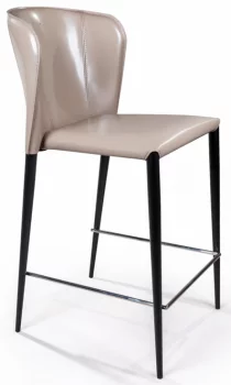 Стул полубарный Albert 44X55X99 CM капучино
