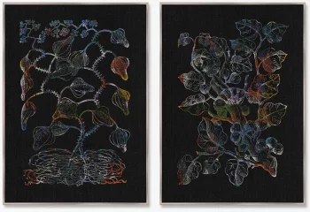 Диптих на холсте The Medieval period 75X105 / 75X105 CM
