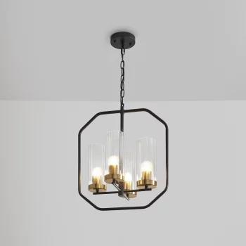 Подвесная люстра Lumi FR5524PL-04BBZ