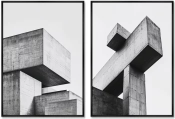 Набор из двух постеров на холсте The Structure of the Forms 75X105 / 75X105 CM