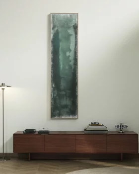 Абстрактная картина Selnar зелёная 47.5X5X183 CM