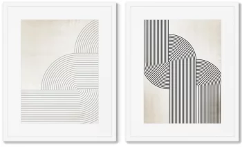 Диптих The Play of Forms No1 42X52 / 42X52 CM
