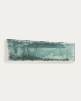 Абстрактная картина Selnar зелёная 47.5X5X183 CM