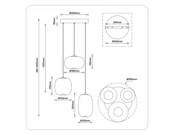 Подвесной светильник Ambrella Light LH11099