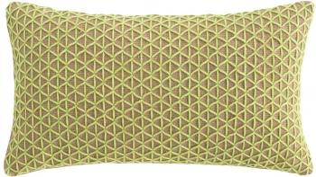 Подушка декоративная из джута и шерсти Raw 70X40 CM салатовая