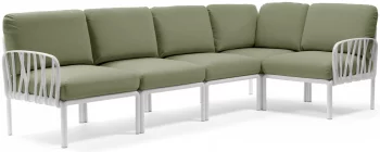 Диван садовый с подушками Komodo 294X154X88 CM