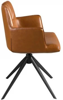 Вращающийся стул с подлокотниками Rin 57X60X80 CM