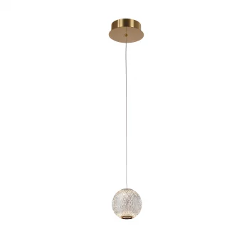Подвесной светодиодный светильник Austral LED 1L Ø12 золото 12X11 CM