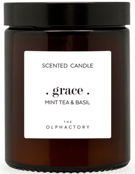 Свеча ароматическая The Olphactory Mint Tea Basil 27 часов горения