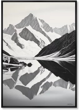 Набор из двух постеров на холсте Landscape Collection Day and night 75X105 / 75X105 CM
