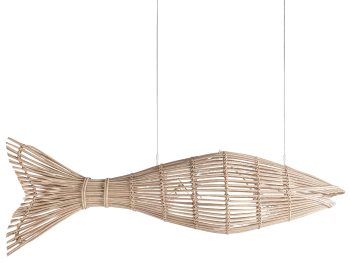 Подвесной светильник из ротанга Pez 150X34X47 CM