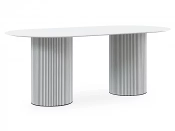Стол обеденный овальный Mono Stripe 200X100 CM