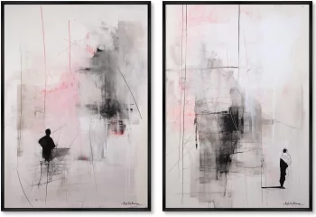 Набор из двух постеров на холсте Asian Etudes 75X105 / 75X105 CM