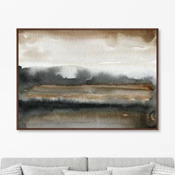 Постер на холсте Fields late autumn 105X75 CM