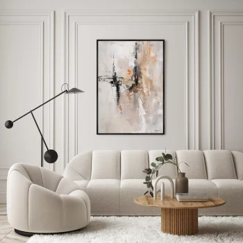Репродукция картины на холсте Sunset 75X105 CM
