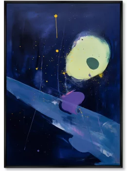 Постер на холсте Galactic space 75X105 CM