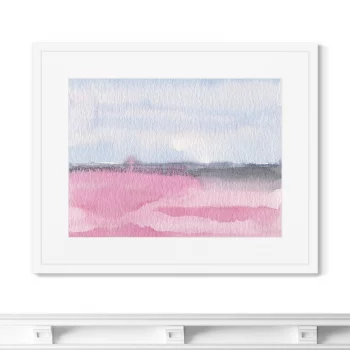 Постер Landscape early spring 52X42 CM