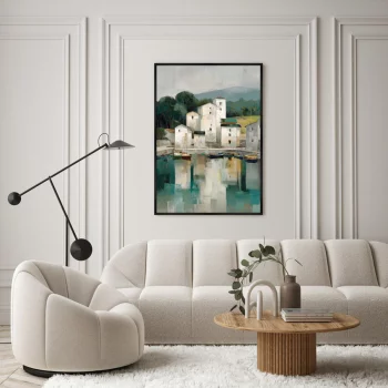 Постер на холсте A Lake that Holds Memories 75X105 CM