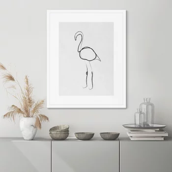 Постер Flamingo 42X52 CM