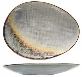 Тарелка Thirza Grey 15X11 CM