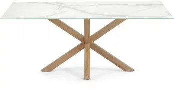 Стол Arya 200X100X77 CM керамическая столешница под мрамор
