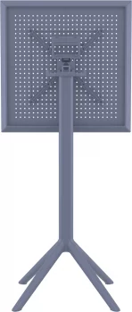 Стол пластиковый барный Sky Folding Bar 60X60X108 CM серый