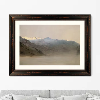 Постер Gastein Valley in the fog 81X61 CM
