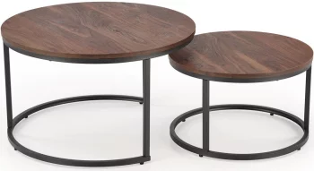 Комплект из двух столиков Java 79X79X47 / 59X59X37 CM