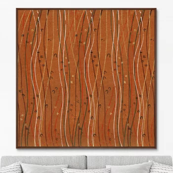Постер Vintage print of Japanese textile 105X105 CM