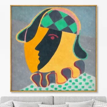 Репродукция картины на холсте Pierots Head 105X105 CM