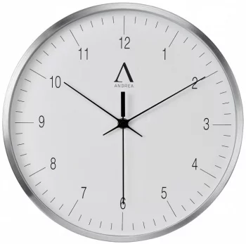 Часы настенные White Aluminium Ø30 CM