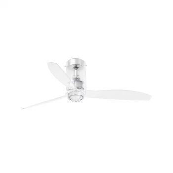Потолочный вентилятор со светодиодной подсветкой Mini Tube Fan прозрачный 128X128X32.4 CM