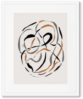 Комплект из двух постеров Calligraphic love 42X52 / 42X52 CM