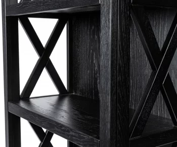 Стеллаж Freigraf 78X37X183 CM Noir
