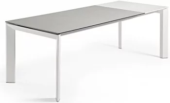Раскладной стол Atta 140-200X90X76 CM с керамической светло серой столешницей