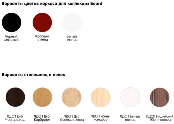Письменный стол-стеллаж Board 140X55X142 CM