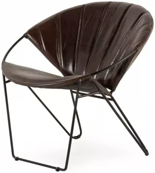 Кожаное кресло Marga 71X76X76 CM