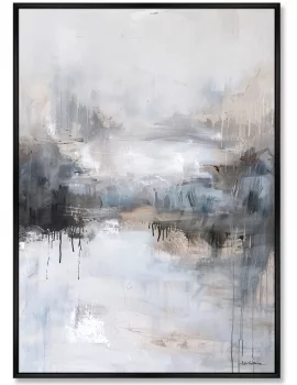 Репродукция картины на холсте Winter Landscape 75X105 CM