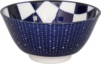 Чаша Rice bowl 12X7 CM узор квадраты