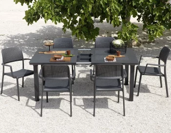 Стол пластиковый раздвижной Levante 160-220X100X74 CM