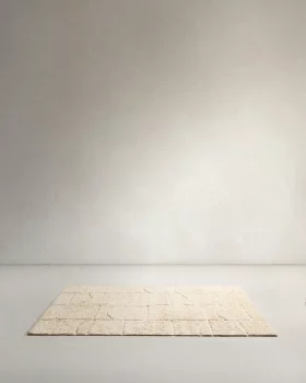 Ковер Nak из бежевой шерсти с жаккардовым узором 200X300 CM