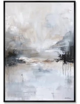 Репродукция картины на холсте Winter Landscape 75X105 CM