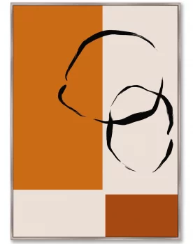 Репродукция на холсте Lemons in geometry 75X105 CM