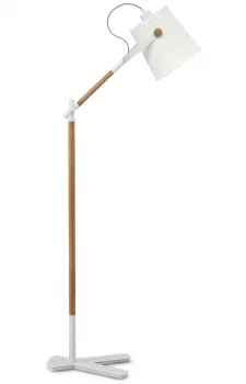 Торшер Nordica 25X60X130 CM белого цвета