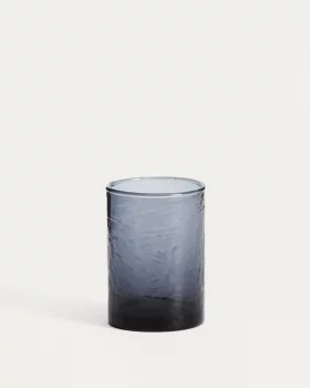 Стакан из синего переработанного стекла Obila 6.5X6.5X9 CM