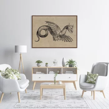 Постер на холсте The Medieval period 105X75 CM
