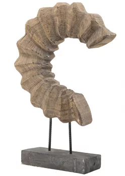 Декоративный элемент из павловнии Lin 52X13X73 CM