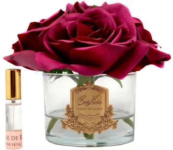 Ароматизированный букет роз Five Rose Carmine Red 17X17X17 CM
